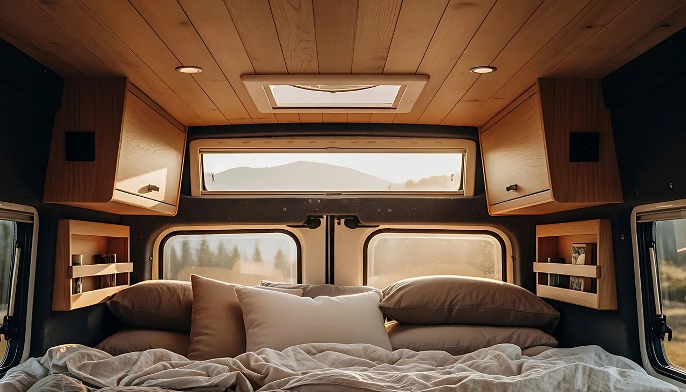 Ai generated, campervan and vanlife