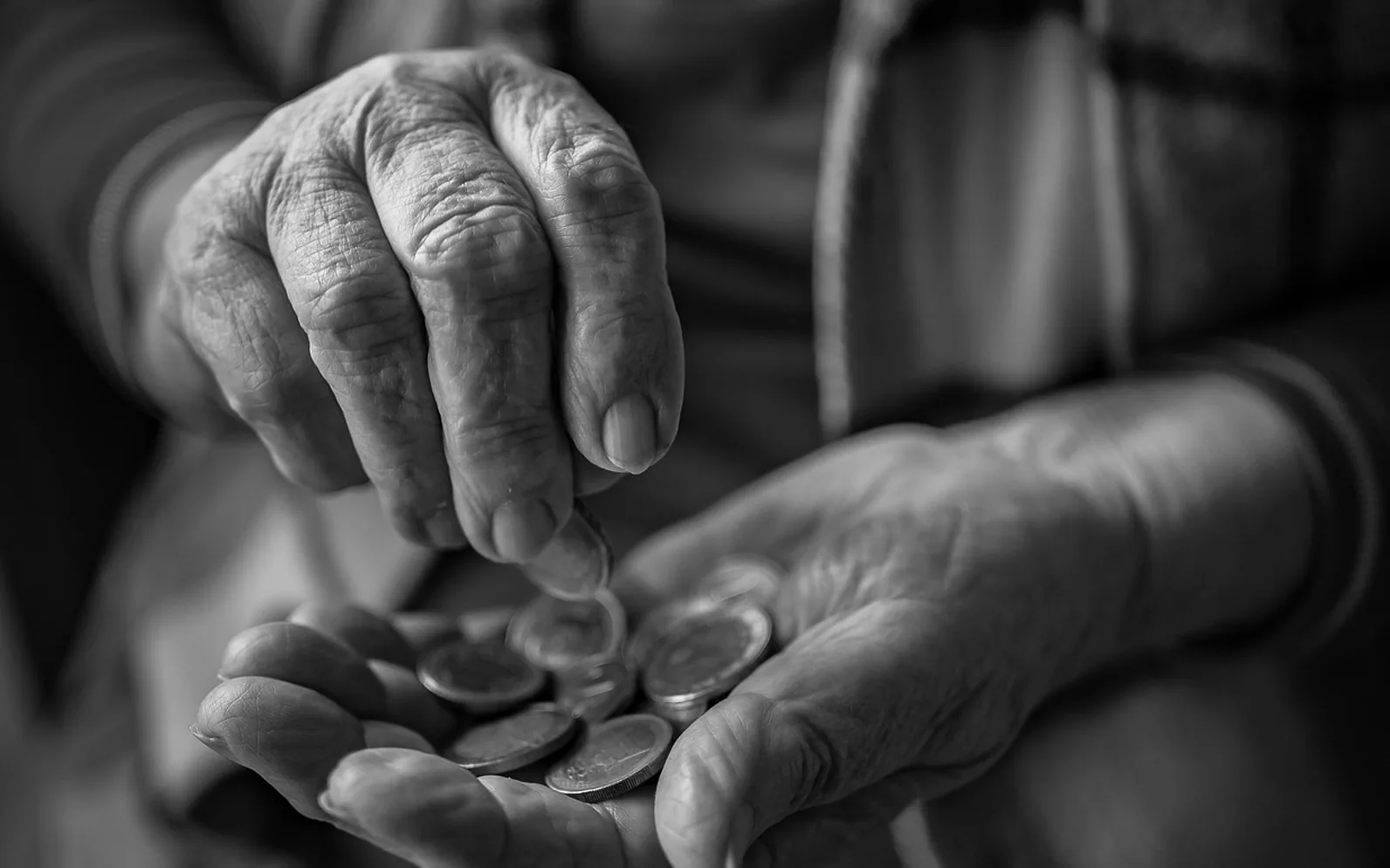 Coins, money and poverty